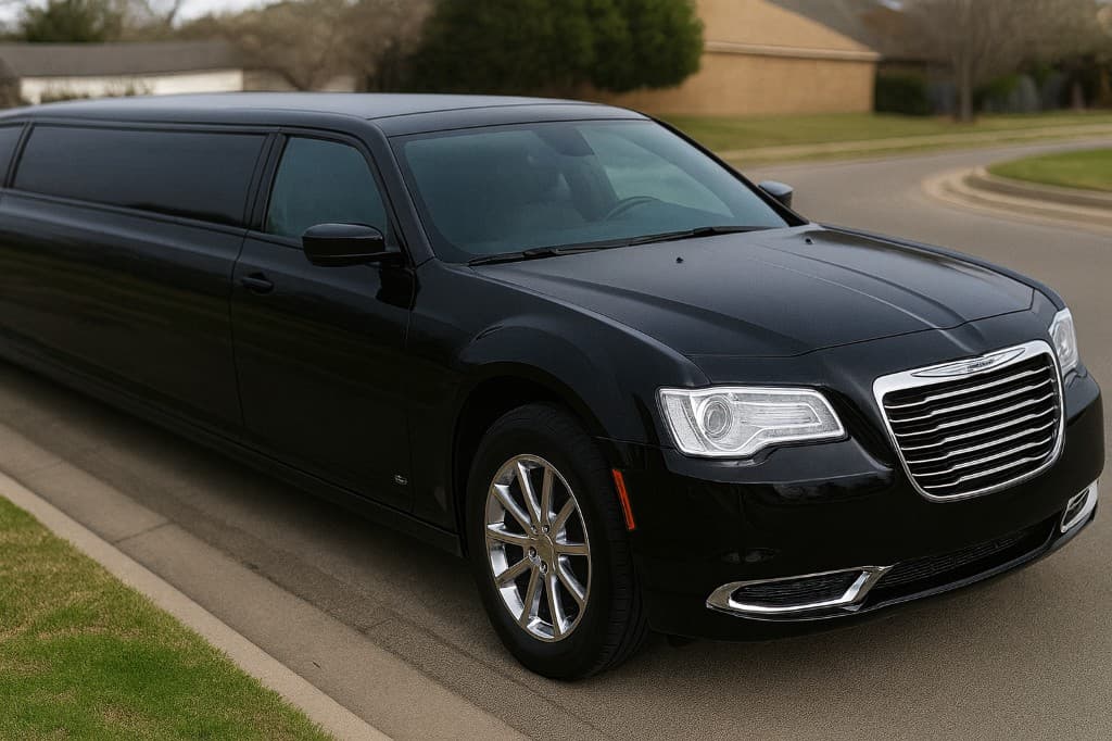Representative rendering of a 10 passenger limo exterior