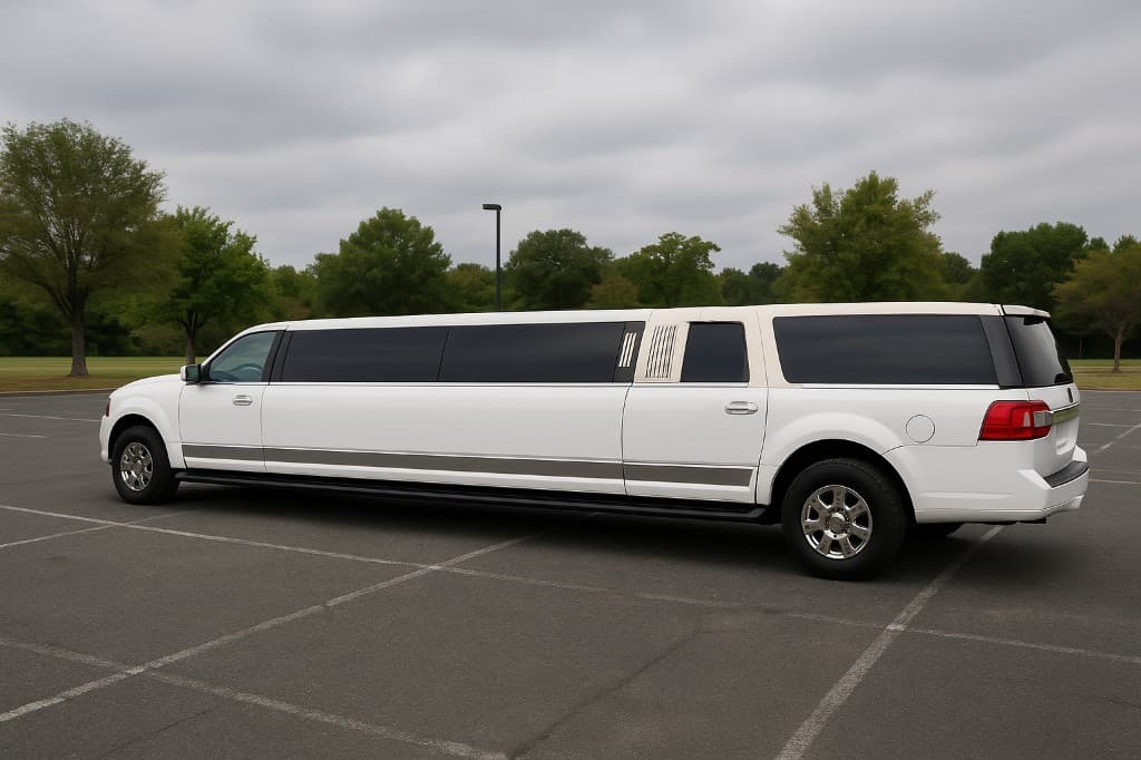 14 Passenger Limo exterior view