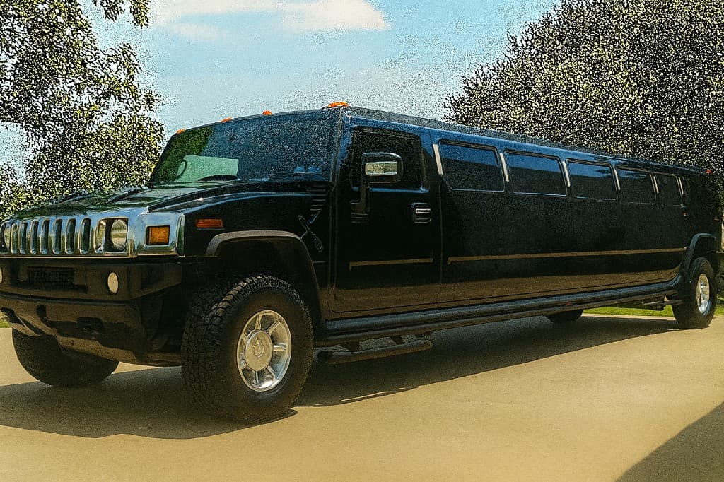 22 Passenger Limo exterior view
