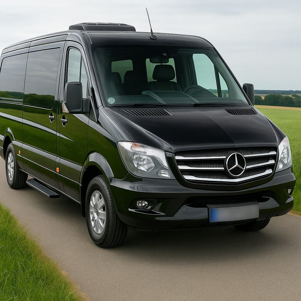 Representative rendering of a 8 passenger executive sprinter exterior