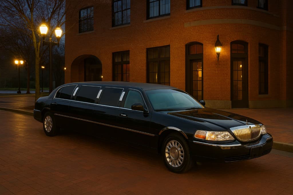 Example rendering of an 8 passenger limo exterior